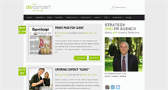 Desktop Screenshot of deconcert.com