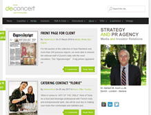Tablet Screenshot of deconcert.com
